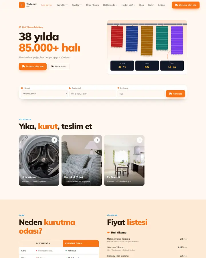 Tema 08 – Kurutma Odası tasarım önizlemesi