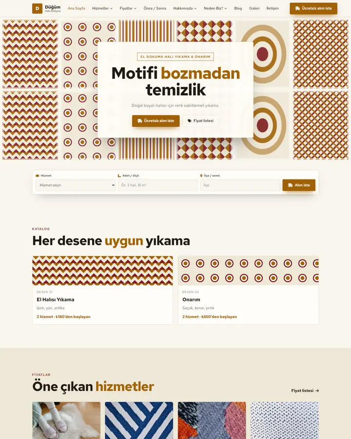 Tema 09 – Desen Kataloğu tasarım önizlemesi