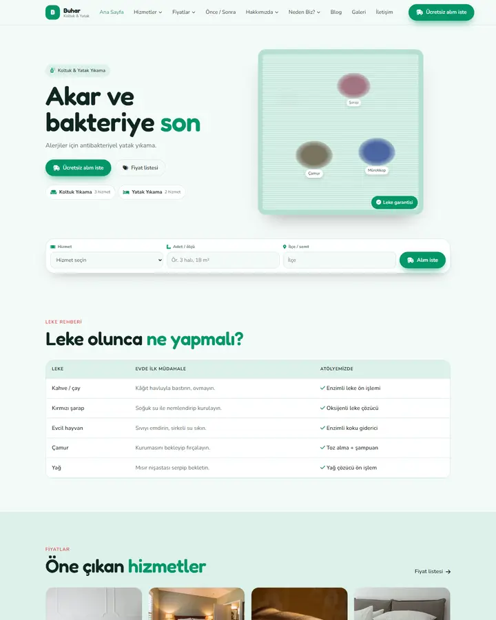 Tema 10 – Leke Rehberi tasarım önizlemesi