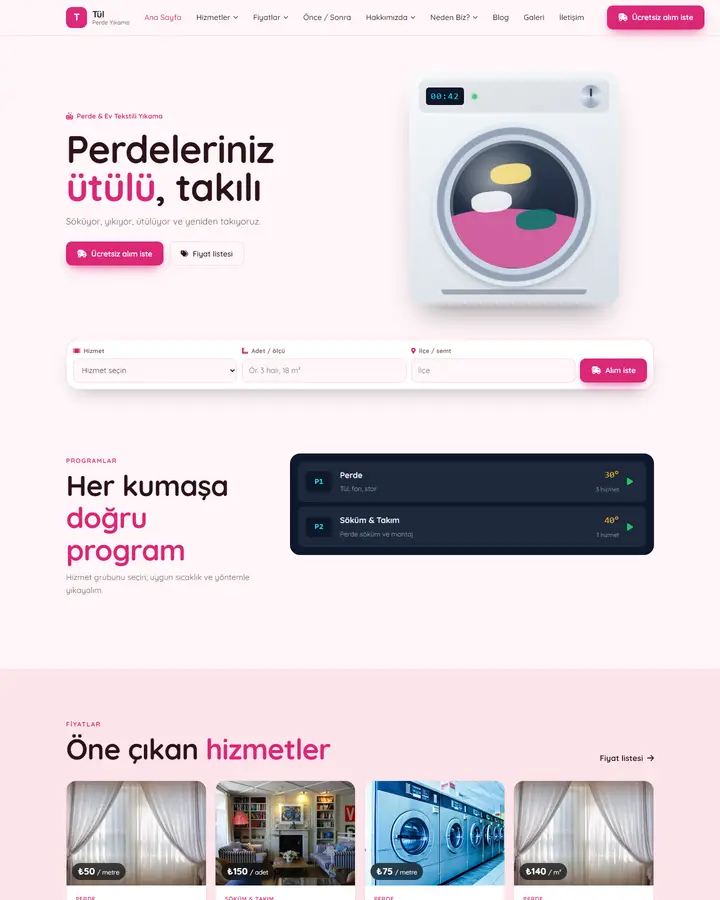Tema 13 – Tambur tasarım önizlemesi