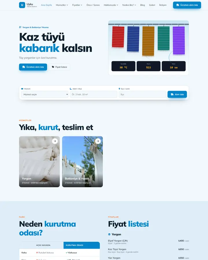 Tema 18 – Kurutma Odası tasarım önizlemesi
