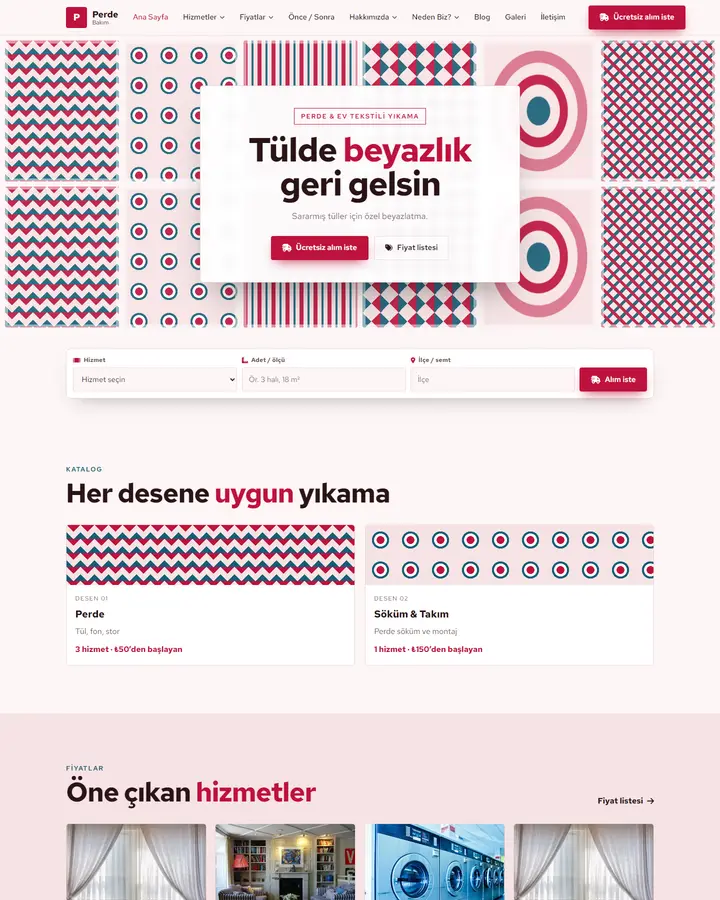 Tema 19 – Desen Kataloğu tasarım önizlemesi