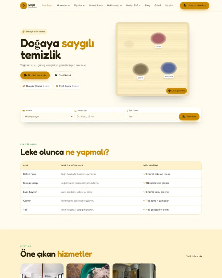 Tema 20 – Leke Rehberi tasarım önizlemesi