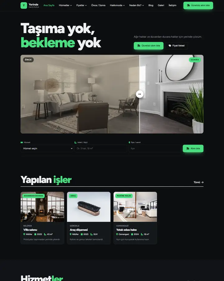 Tema 27 – Önce / Sonra tasarım önizlemesi