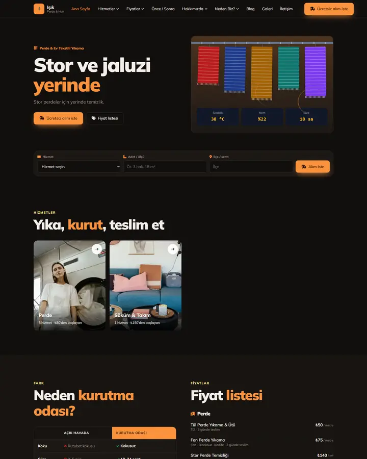 Tema 28 – Kurutma Odası tasarım önizlemesi